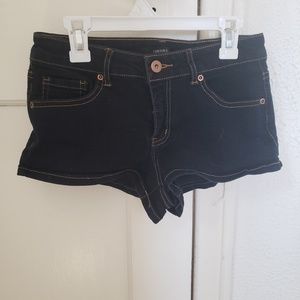 Short Dark Wash Jean Shorts